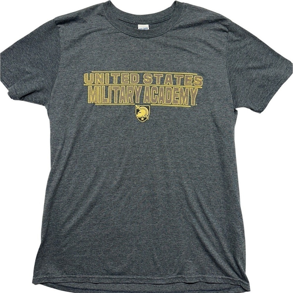 United States Military Academy Short Sleeve T-Shirt Men's Large Ring Spun Gray